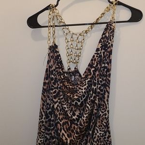 Leopard print tank